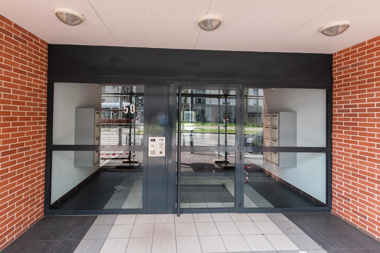 T3 Flat Moderne Sur 2 Etages Metro Parking Free Entrance Autonome Apartment Rouen Ngoại thất bức ảnh
